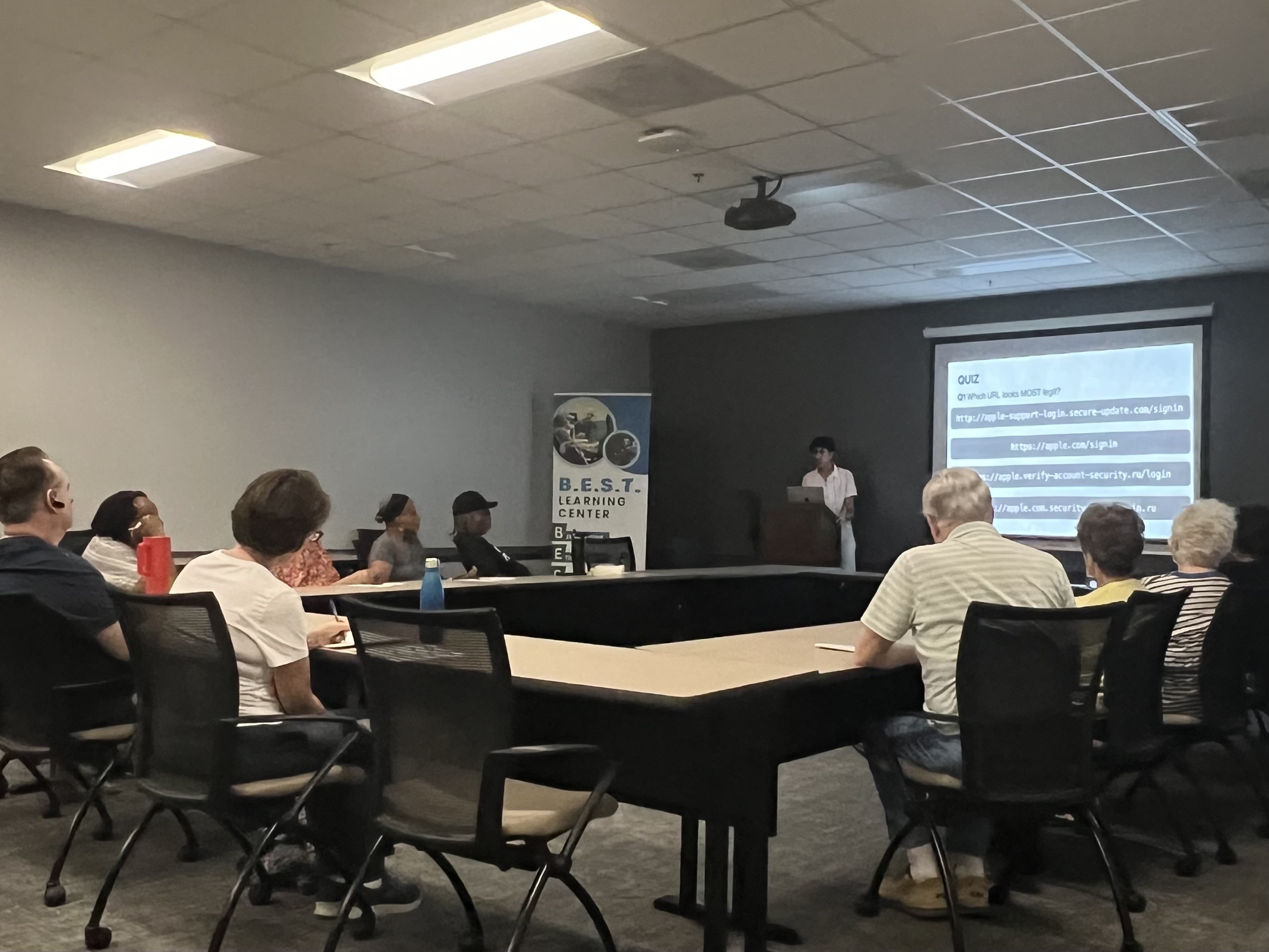 CyberSentinel workshop at BEST Learning Center