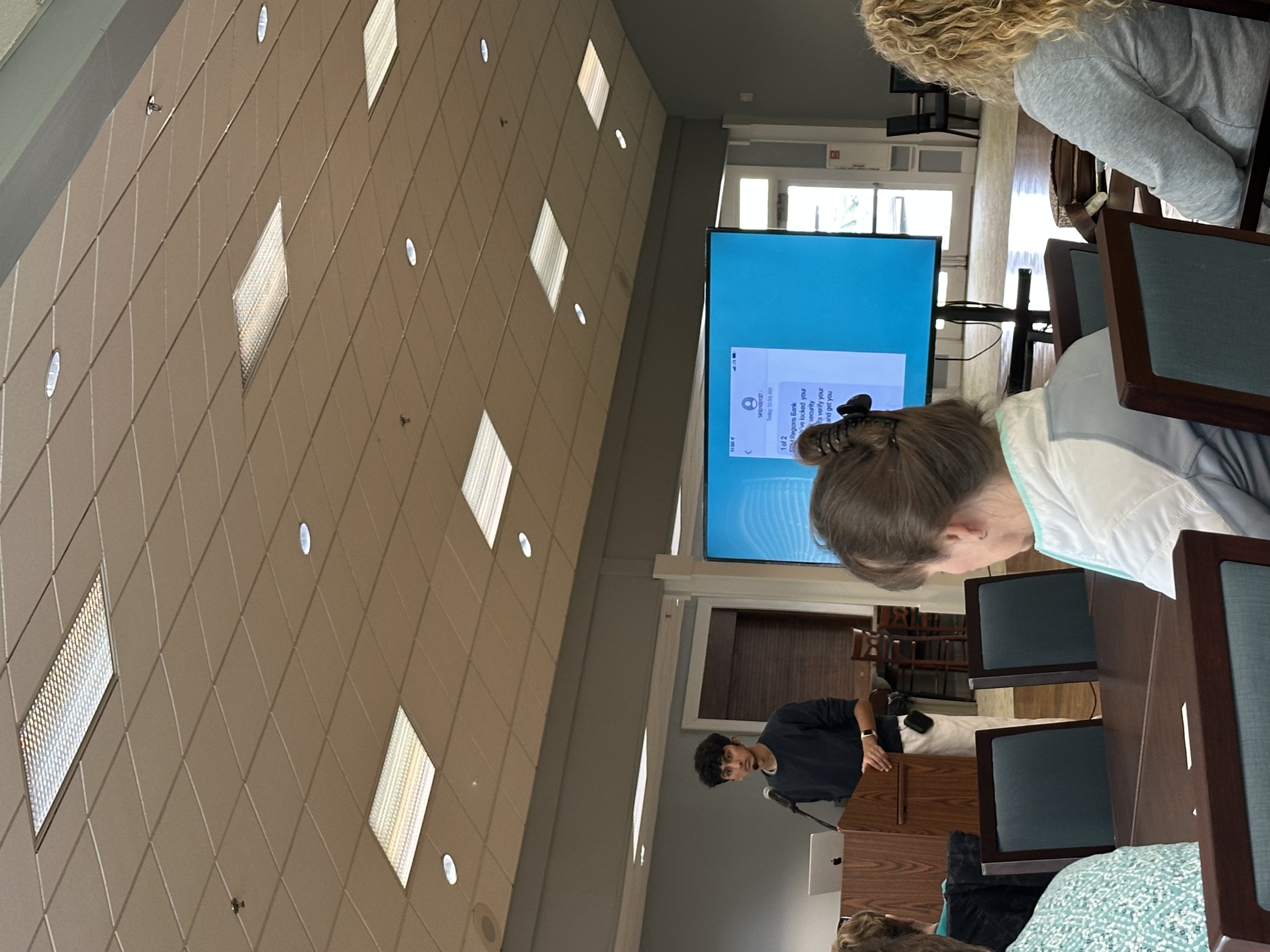 CyberSentinel workshop at Tim D. Lee Senior Center