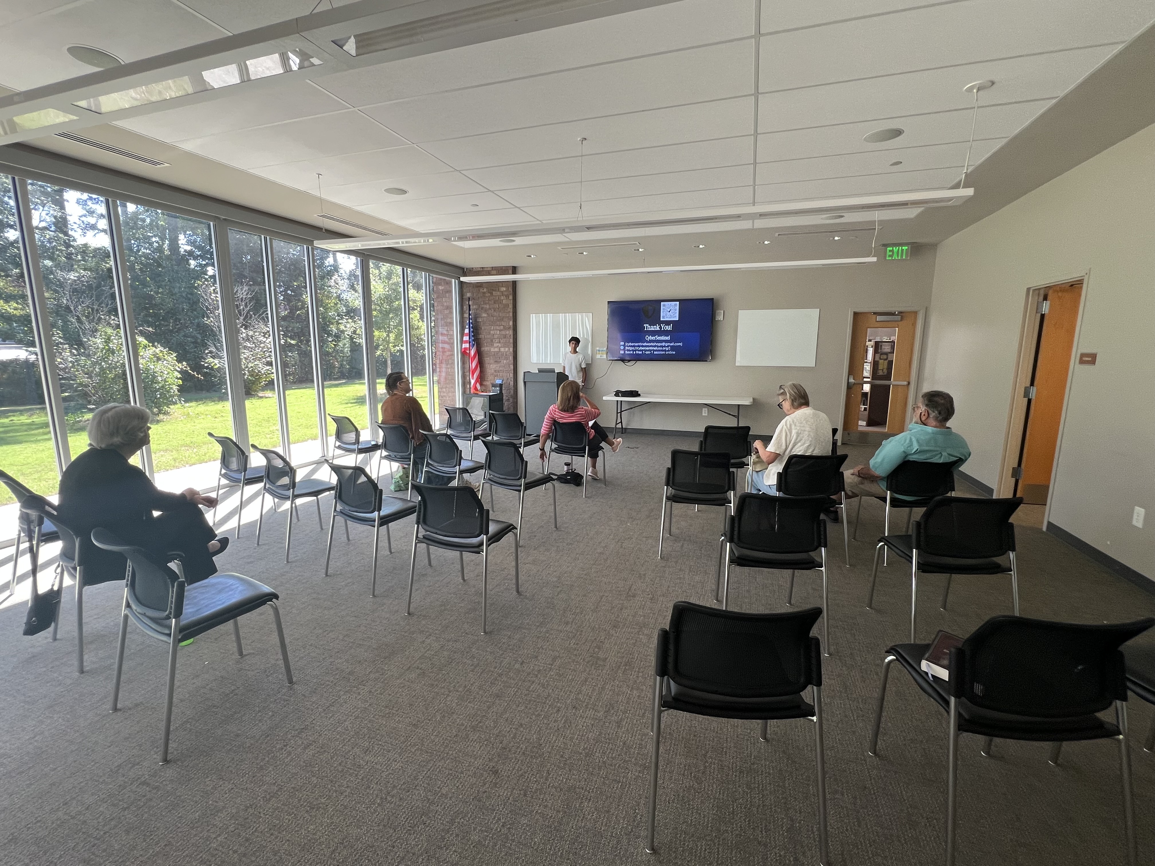 CyberSentinel workshop at Sewell Mill Library