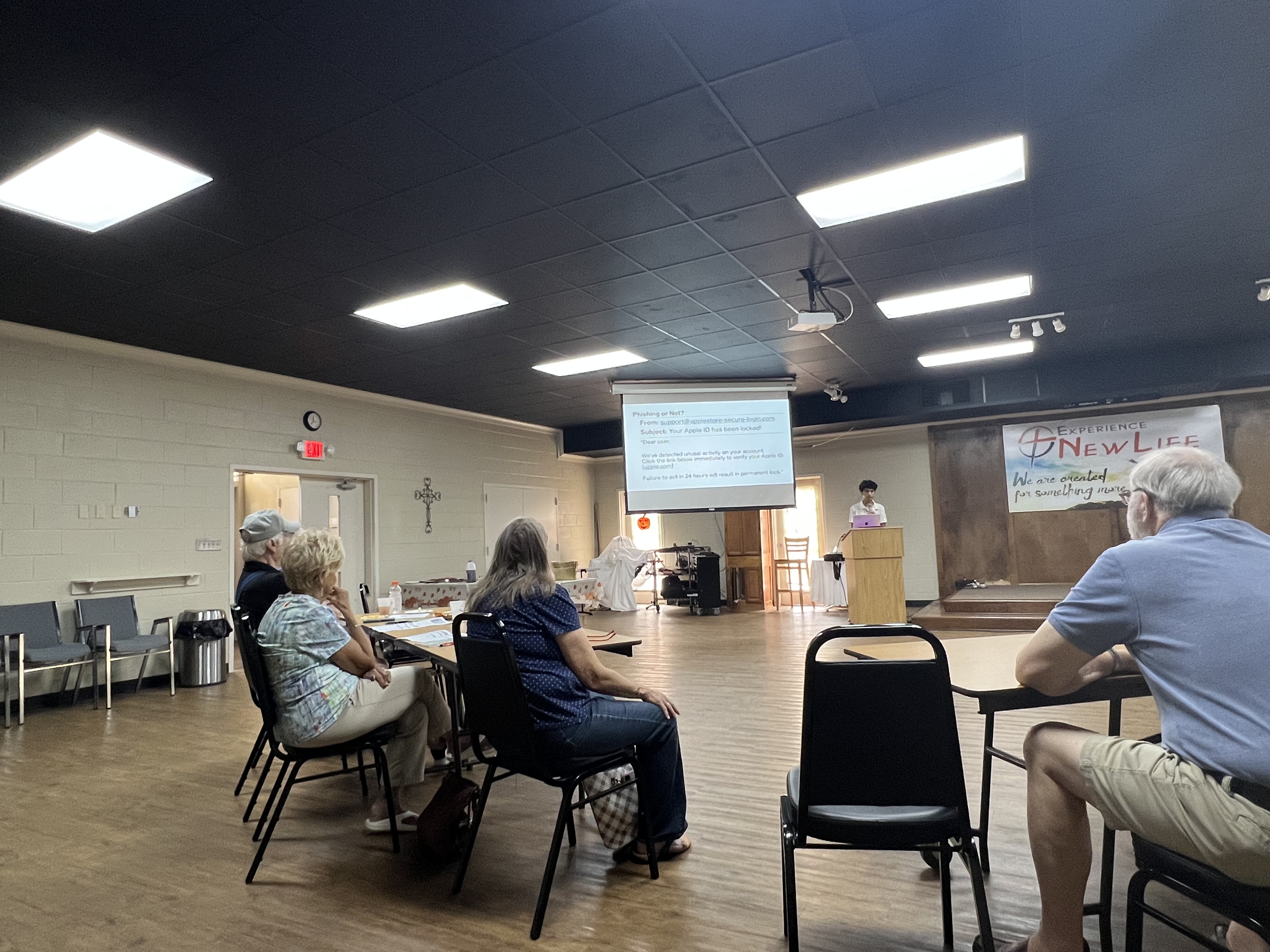 CyberSentinel workshop at St. Paul United Methodist Church